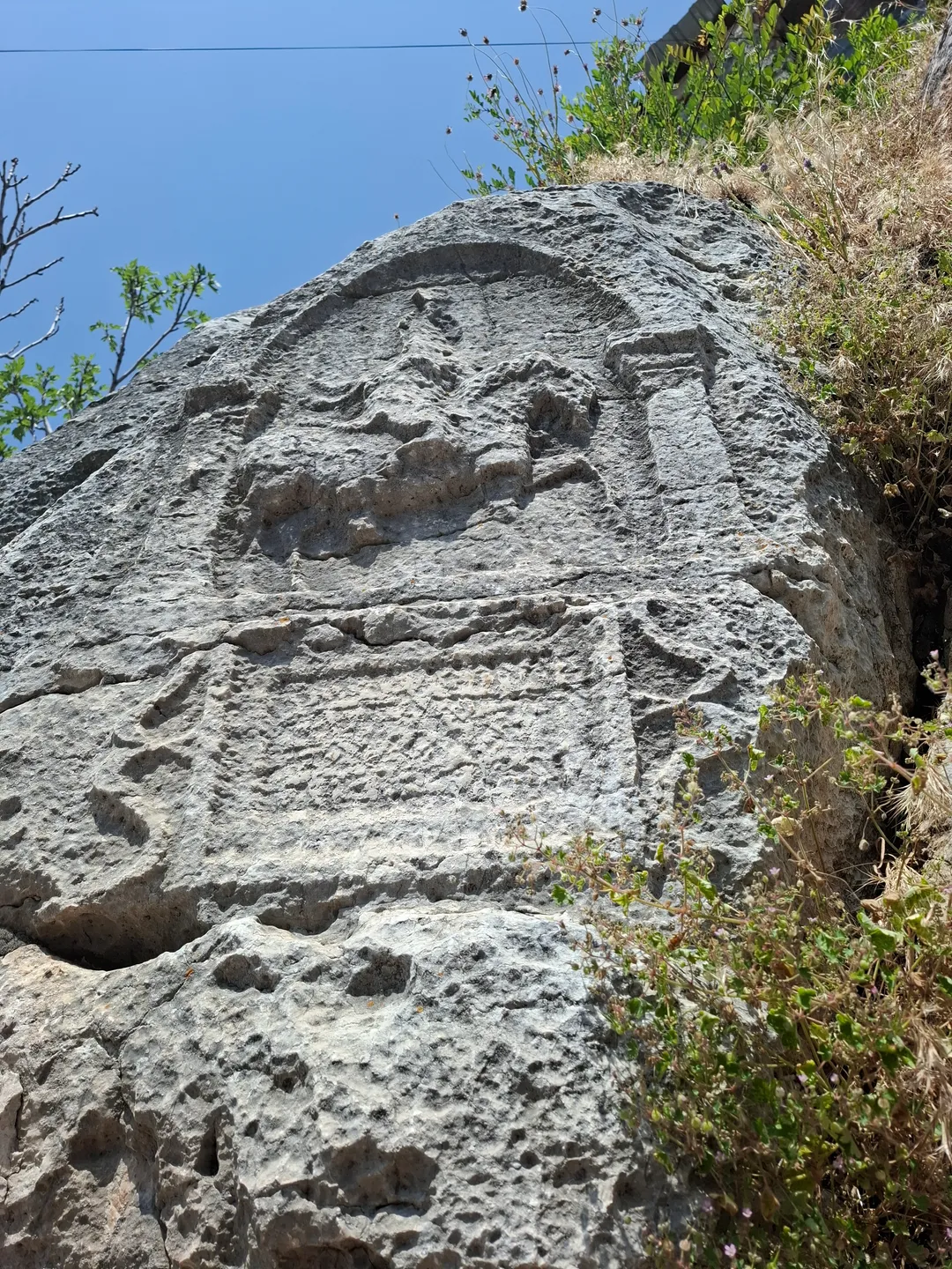 Detail des Reliefs von Taşlıpınar